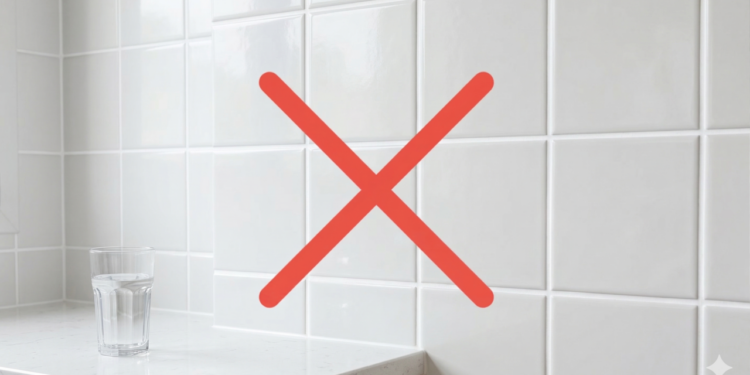 Linhas de rejunte coloridas são a nova tendência na decoração