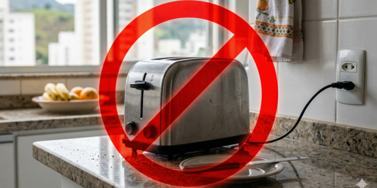 Sanduicheira elétrica está substituindo a torradeira