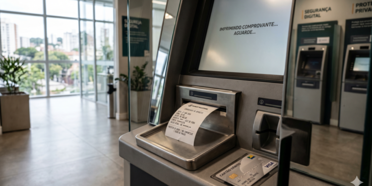 Quem imprime recibo no banco corre risco hoje