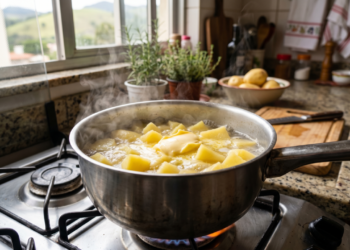 Batata cozida fica melhor com esse truque simples