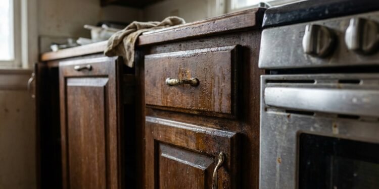 Limpar a gordura dos móveis da cozinha nunca foi tão fácil: com esse truque simples