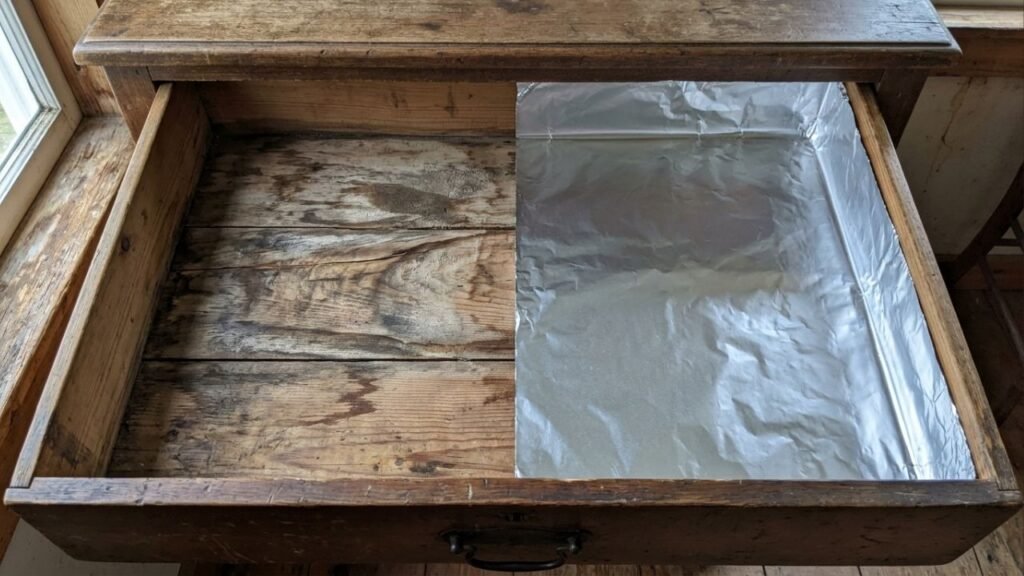 Guardar papel alumínio nas gavetas da cozinha: por que funciona e por que tanta gente faz isso