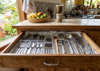 Guardar papel alumínio nas gavetas da cozinha: por que funciona e por que tanta gente faz isso