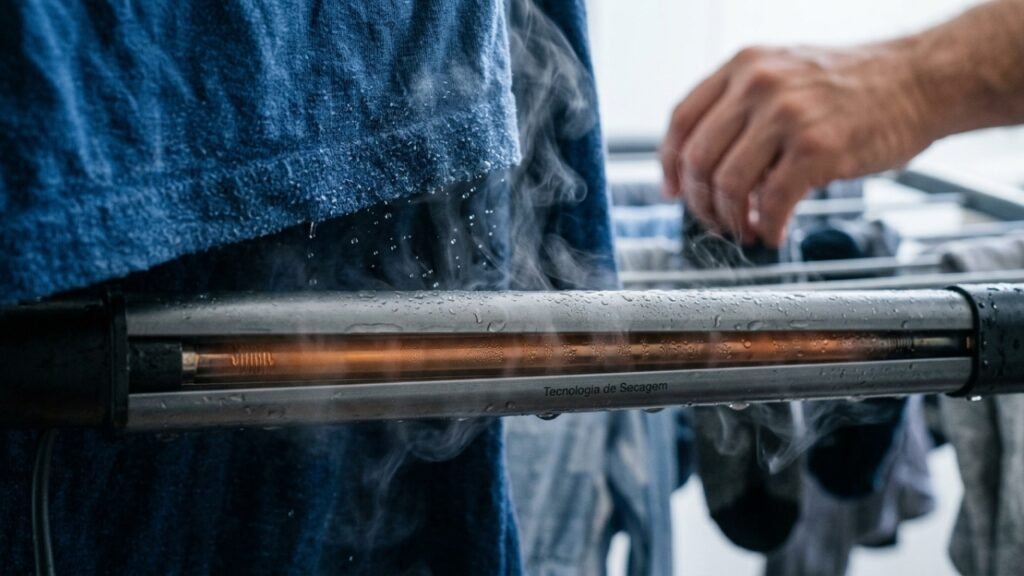 Adeus ao varal de chão: a invenção que seca até 15 kg de roupa mais rápido até em dias de chuva