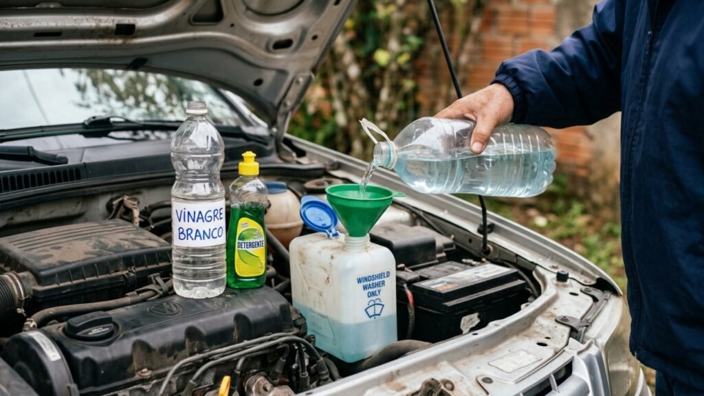 Pare de gastar com limpa para-brisa para o seu carro e prepare essa receita caseira que limpa rápido e funciona de verdade