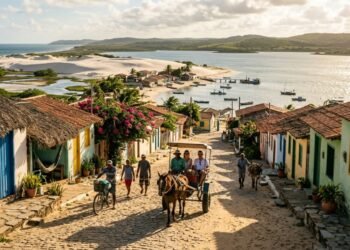 Sem asfalto e sem carros: a península do RN acessível só por barco que recebe 25 mil turistas em um único réveillon