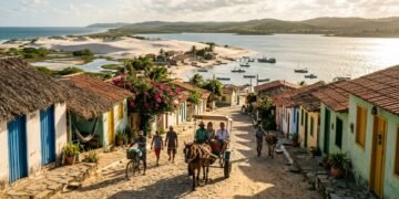 Sem asfalto e sem carros: a península do RN acessível só por barco que recebe 25 mil turistas em um único réveillon