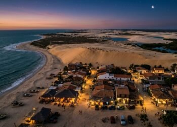 Sem asfalto, sem postes de luz e iluminada pela lua: o vilarejo cearense que uma revista internacional descobriu em 1984