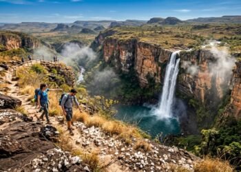 O parque nacional a 10 horas de BH com cristais de quartzo no chão e cachoeiras de 120 metros que são Patrimônio da Humanidade