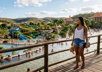 O paraíso perfeito para quem quer curtir as férias com guas quentes que brotam a 70 °C do chão: cidade que impressiona com reconhecimento internacional pela NASA
