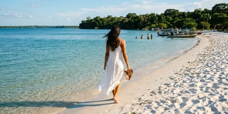 Eleita a praia de água doce mais bonita do mundo: o vilarejo amazônico de 6 mil moradores onde o rio vira Caribe