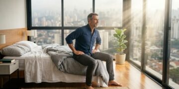 Acordou com o quadril travado? veja os exercícios simples que ajudam a soltar a região e aliviar o incômodo logo cedo