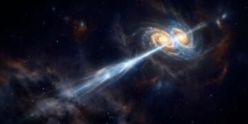 Astrônomos detectam sinal de feixe de laser de alta potência a 8 bilhões de anos-luz de distância