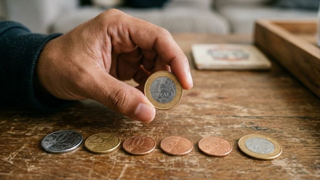 Moeda de 1 real com erro raro pode valer até R$ 2.600 no mercado de colecionadores