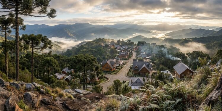 Eleito o 6º destino mais acolhedor do mundo: o vilarejo mineiro a mais de 1.500 metros de altitude com clima europeu que registrou -4,5 °C