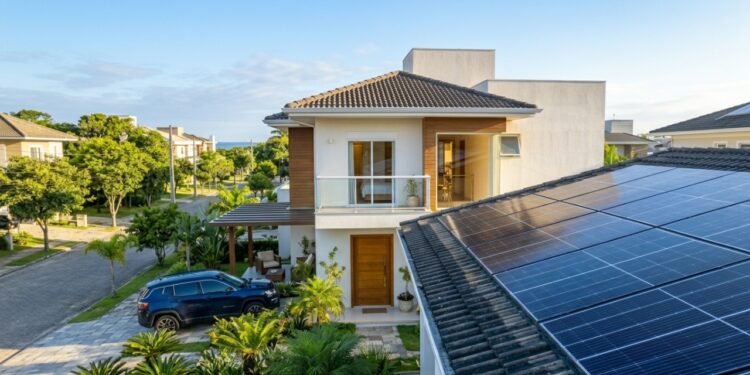 Como a placa solar residencial reduz sua conta em 70% após o investimento