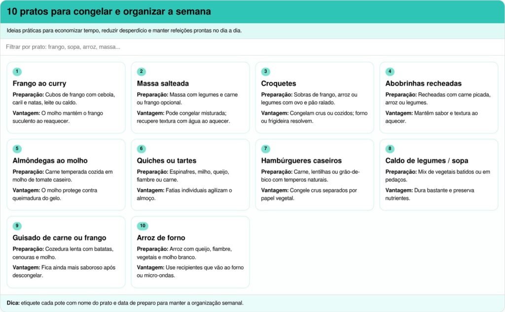 O segredo de quem nunca pede delivery
