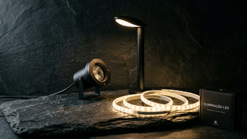 Como usar iluminação no jardim para destacar plantas, guiar caminhos e criar um clima agradável todas as noites