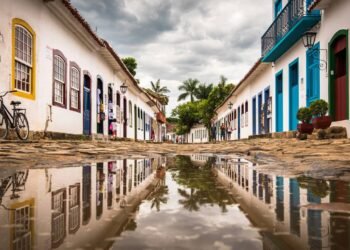 Cidade colonial reconhecida mundialmente tem 65 ilhas e ruas que alagam na lua cheia por design dos engenheiros do século 18