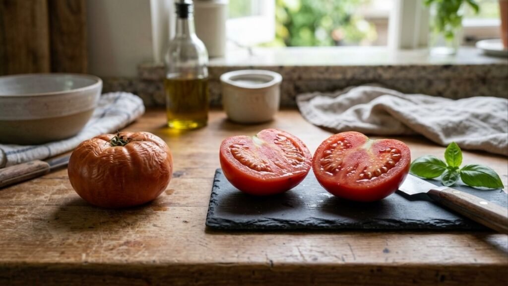 Pare de guardar os tomates frescos dentro da geladeira: essa é a maneira correta de armazenar para preservar o sabor doce e a suculência