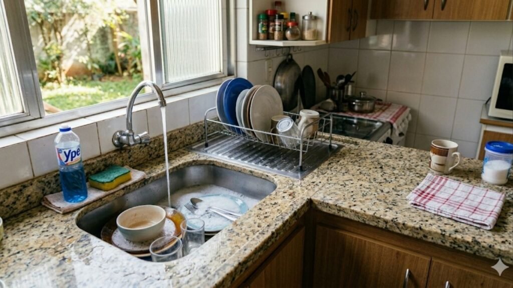 Pessoas que deixam a louça suja na pia sem lavar geralmente apresentam esses 10 comportamentos
