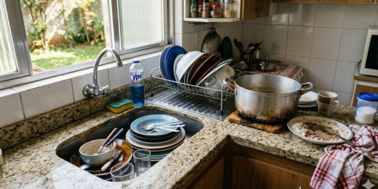 Pessoas que deixam a louça suja na pia sem lavar geralmente apresentam esses 10 comportamentos