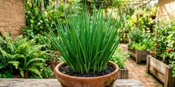 Rega da cebolinha: o erro que deixa as folhas finas, enfraquece a touceira e reduz a colheita mesmo em hortas bem cuidadas