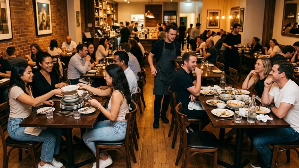 O que significa quando uma pessoa ajuda os garçons a retirar os pratos da mesa, segundo a psicologia
