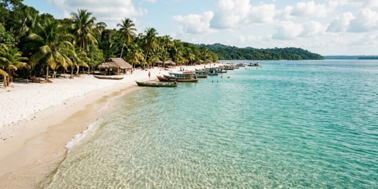 A viagem dos dois azuis: o vilarejo do rio transparente e o Caribe com praias de águas doces