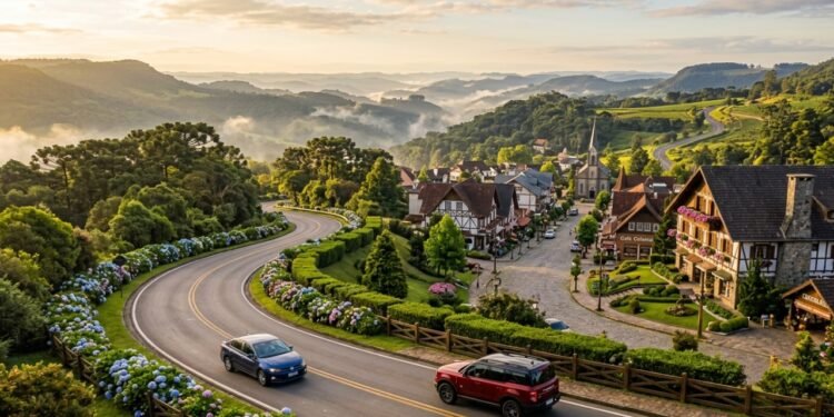 A Rota Romântica: o circuito de estrada mais fotogênico do Brasil para quem ama frio, jardins, cultura europeia e chocolate