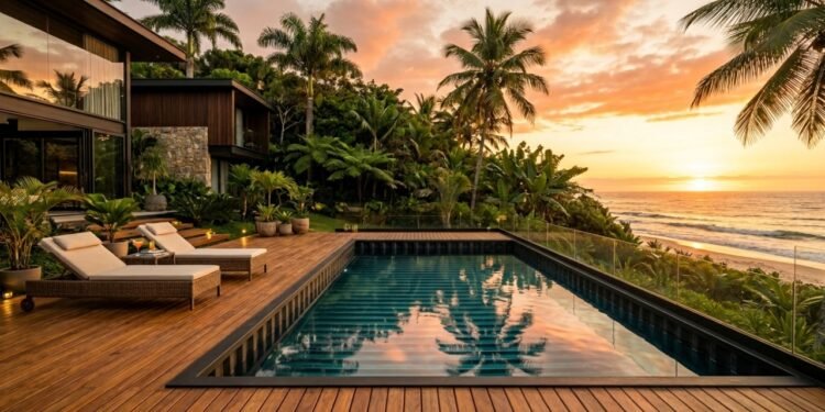 Nem jacuzzi, nem piscina tradicional: a nova tendência minimalista, mais elegante e acessível para ter em casa