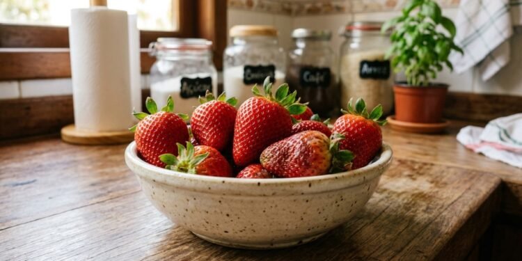 Como conservar morangos frescos na geladeira por mais mais dias