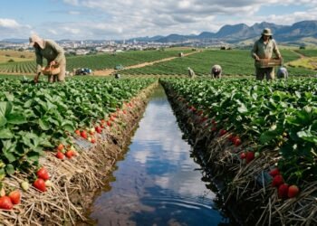 Porta de entrada do Sul de Minas: 87% do morango do estado nasce nessa cidade da Mantiqueira