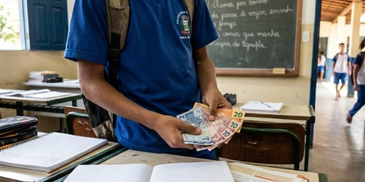 Governo paga até R$ 400 mensais em 2026 para estudantes com 80% de presença e participação em exames nacionais