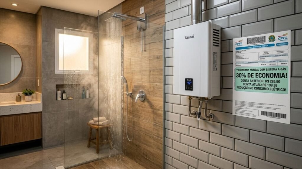 Substituto do chuveiro elétrico pode deixar seu banho mais gostoso e sua conta de luz mais barata