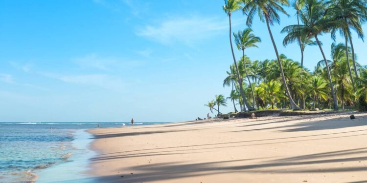 A praia baiana com piscinas naturais gigantes que revelam uma das paisagens mais espetaculares do país a céu aberto