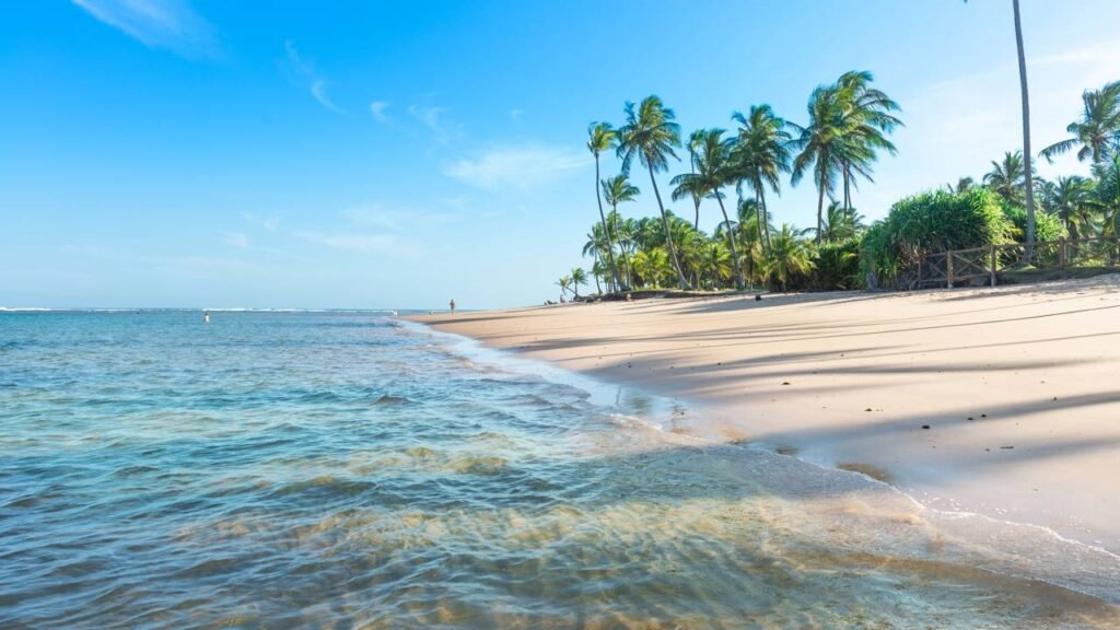 A praia baiana com piscinas naturais gigantes que revelam uma das paisagens mais espetaculares do país a céu aberto