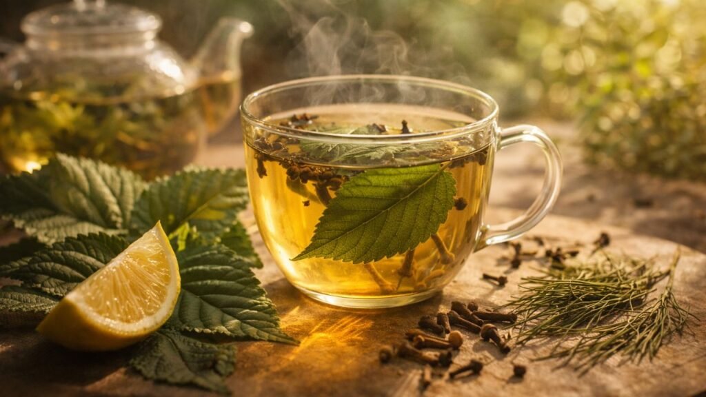 Essa combinação com folha de amora virou um dos chás mais comentados quando o assunto é leveza