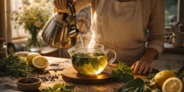 Essa combinação com folha de amora virou um dos chás mais comentados quando o assunto é leveza