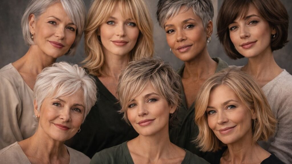 7 cortes de cabelo para mulheres 60+ que trazem leveza, movimento e elegância
