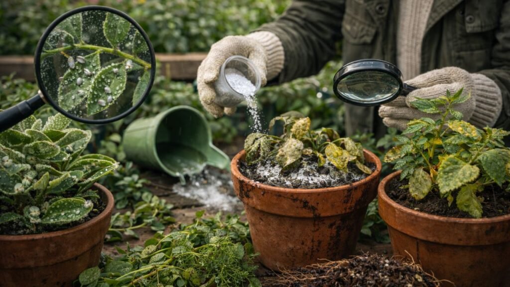 Como cuidar das plantas no frio sem atrair pragas, fungos e excesso de umidade