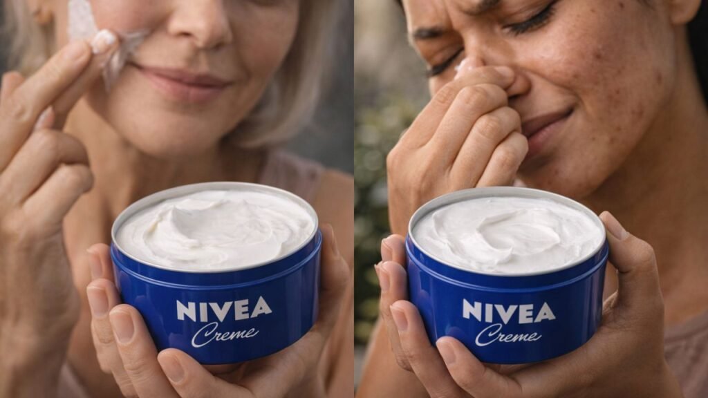 Nivea da latinha azul: por que algumas peles amam e outras não se adaptam
