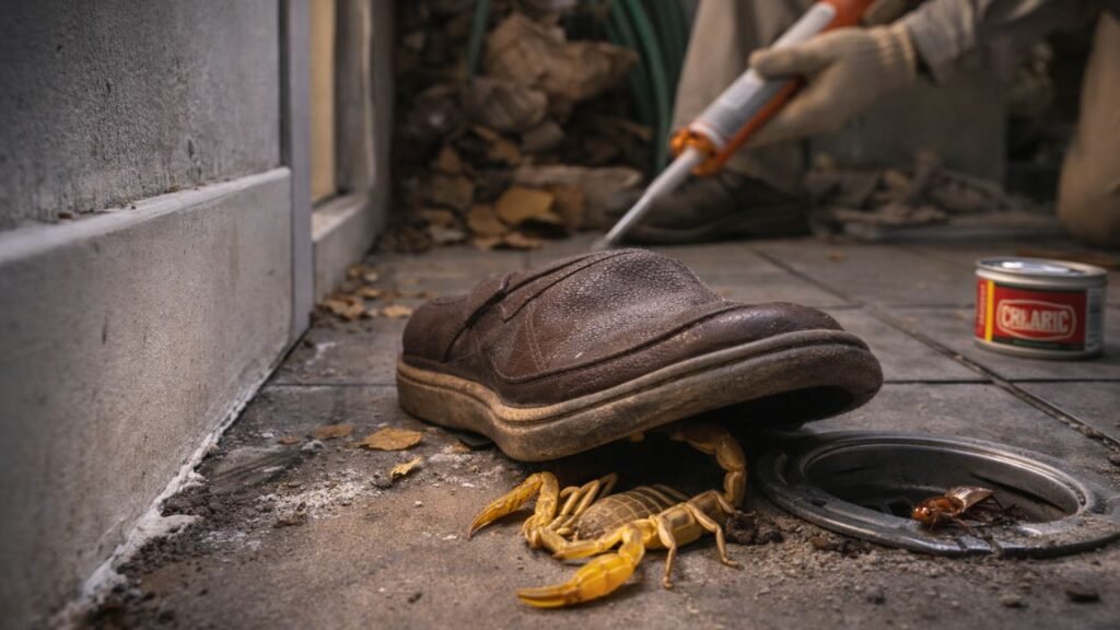 5 pontos da casa que podem facilitar a presença de escorpião-amarelo sem você notar