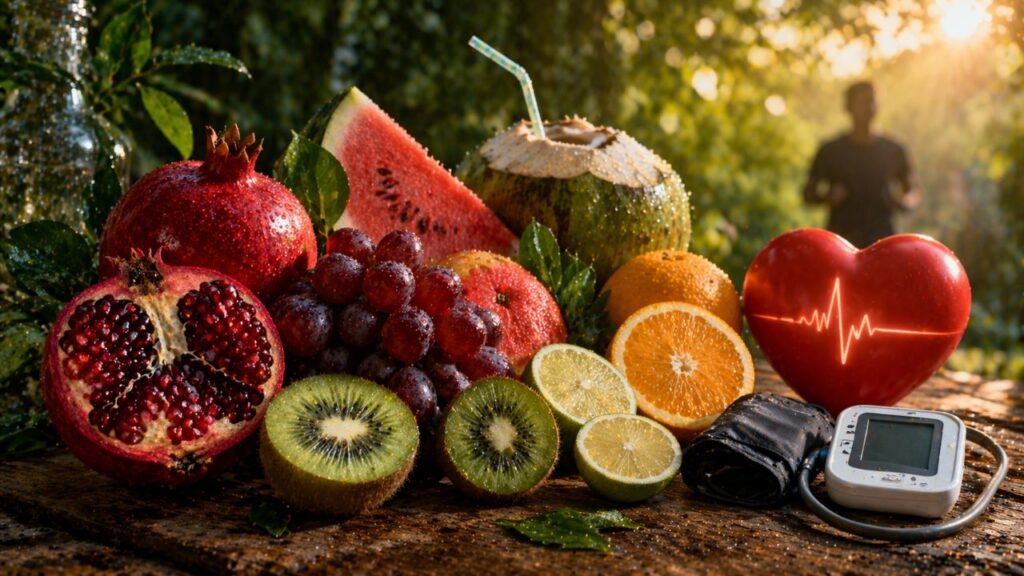 Essas 7 frutas ganham espaço quando o assunto é pressão alta e saúde do coração