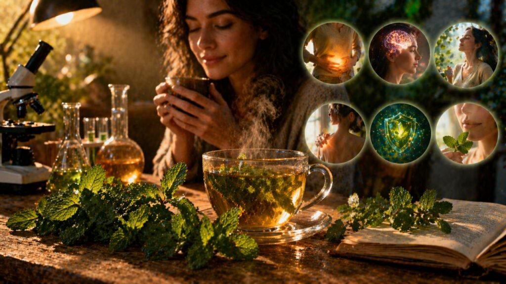 7 motivos que fazem o chá de hortelã seguir entre os mais comentados quando o assunto é bem-estar