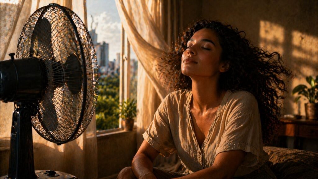 Ventilador não esfria o ar, mas refresca de um jeito que muita gente nunca entendeu direito