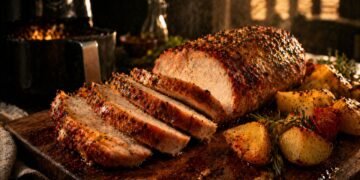 O que deixa esse lombo suíno na Air Fry tão macio e dourado surpreende no resultado final