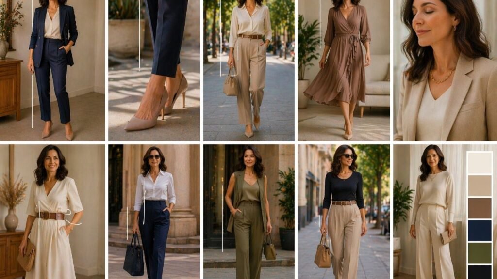 Como usar a roupa a seu favor para alongar a silhueta com leveza, presença e elegância