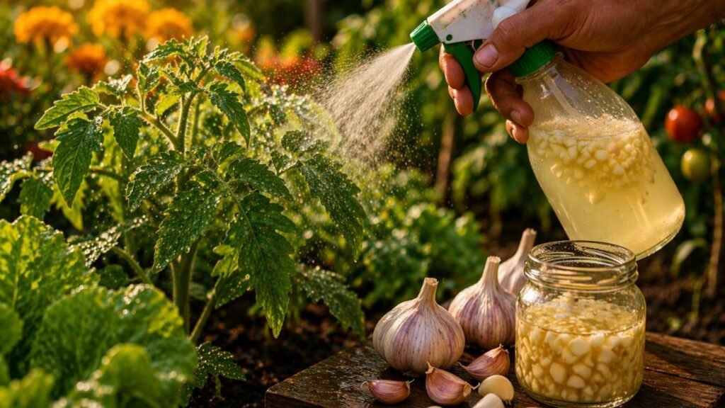 Essa solução com alho chamou atenção por proteger plantas de um jeito simples e natural