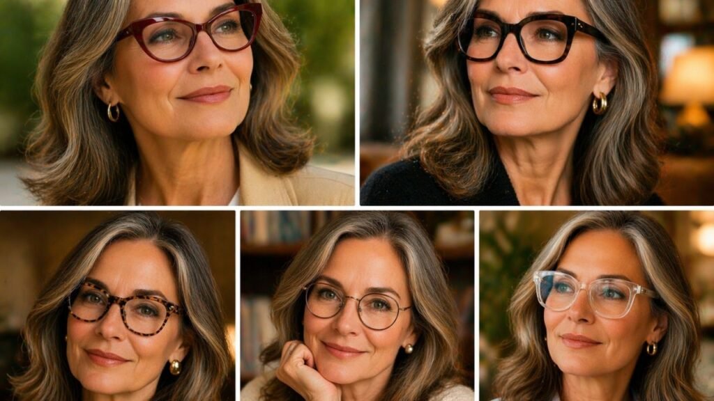 5 óculos que rejuvenescem e valorizam mulheres 50+ com elegância e leveza